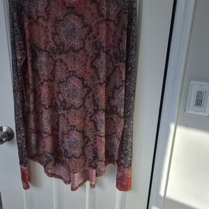 Paisley Long Sleeve Blouse